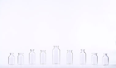 薬剤の明確なガラス ビン/医学のガラス ガラスびんを印刷することを選別して下さい